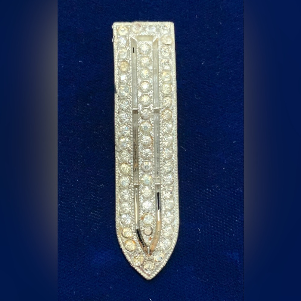 Vintage Goody Rhinestone Dress Clip